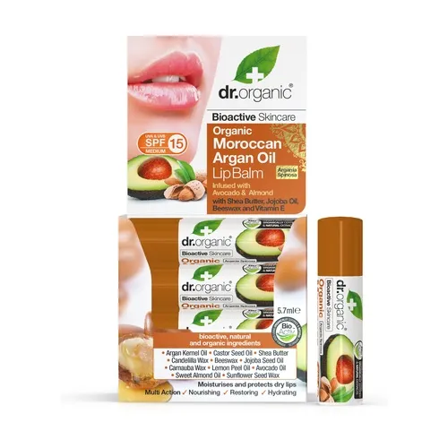 Dr. Organic Marokkanischer Arganöl Lippenbalsam