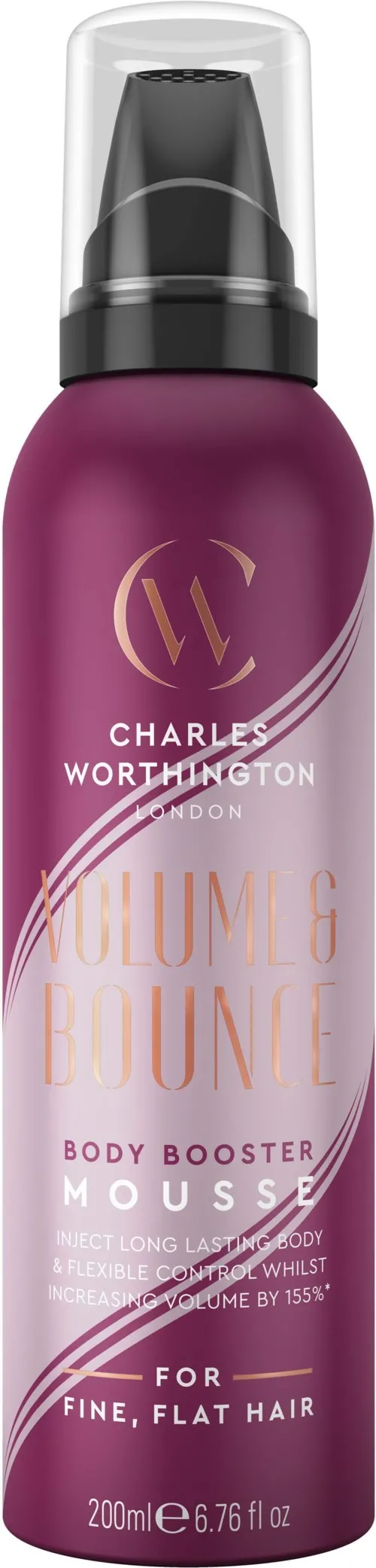 Charles Worthington Volume & Bounce Body Booster Mousse 200 ml