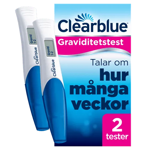 Clearblue Digital graviditetstest med veckoindikator, 2 st