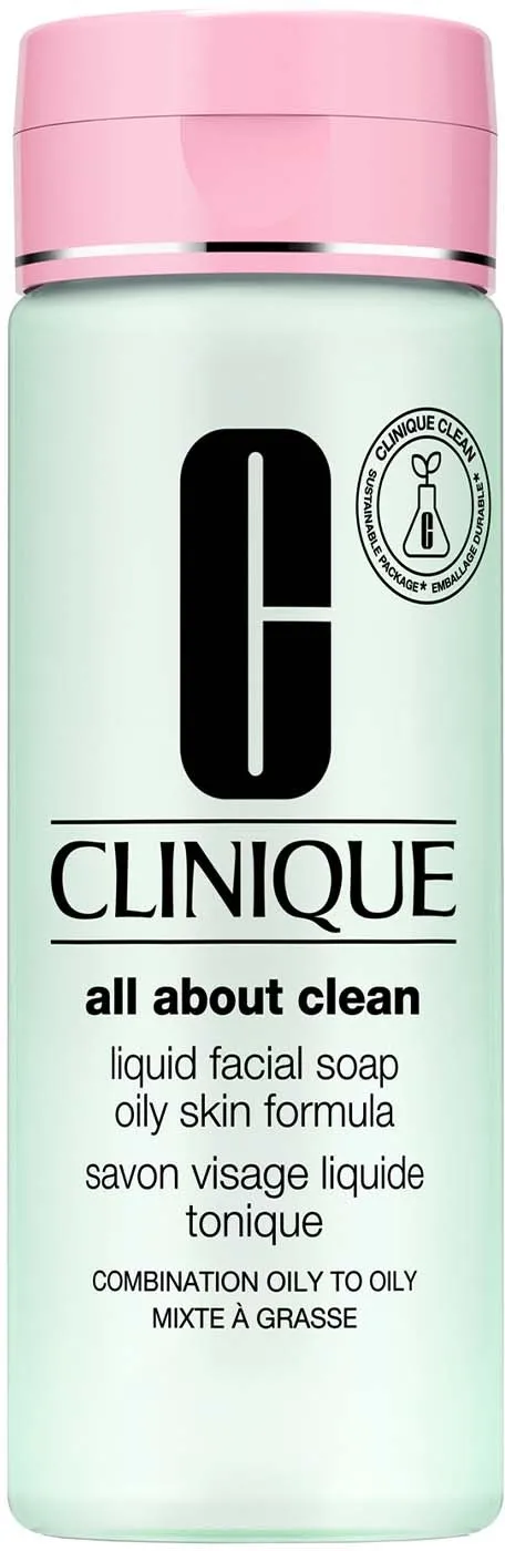 Clinique All About Clean Liquid Facial Soap Oily Skin Formula 200 ml