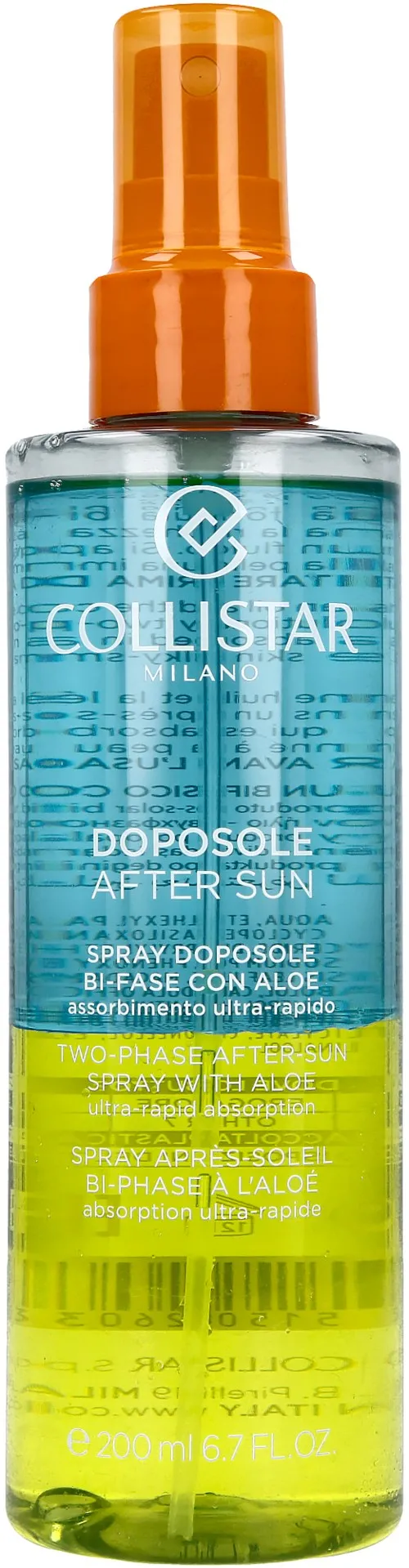 Collistar Two-Phase Aftersun Spray With Aloe 200 ml