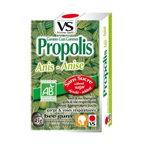 Vecteur Sante Bio Propolis Anis Gum Zuckerfrei