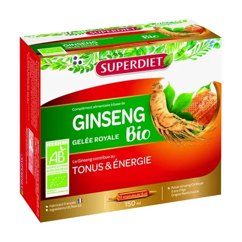 Superdiet Ginseng - Bio-Gelée Royale