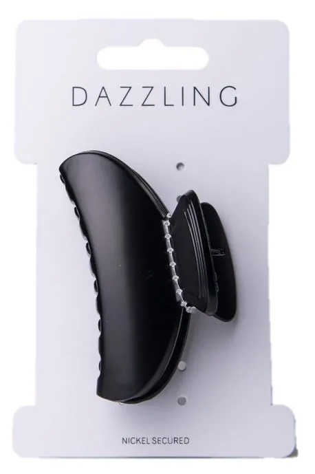 Dazzling Hår Matt hårklämma svart