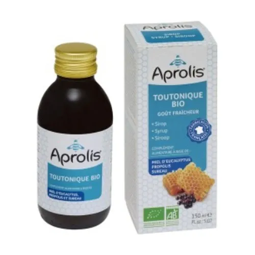 Aprolis Toutonique Bio Beruhigender Sirup: Eukalyptushonig, Holunder, Kamille