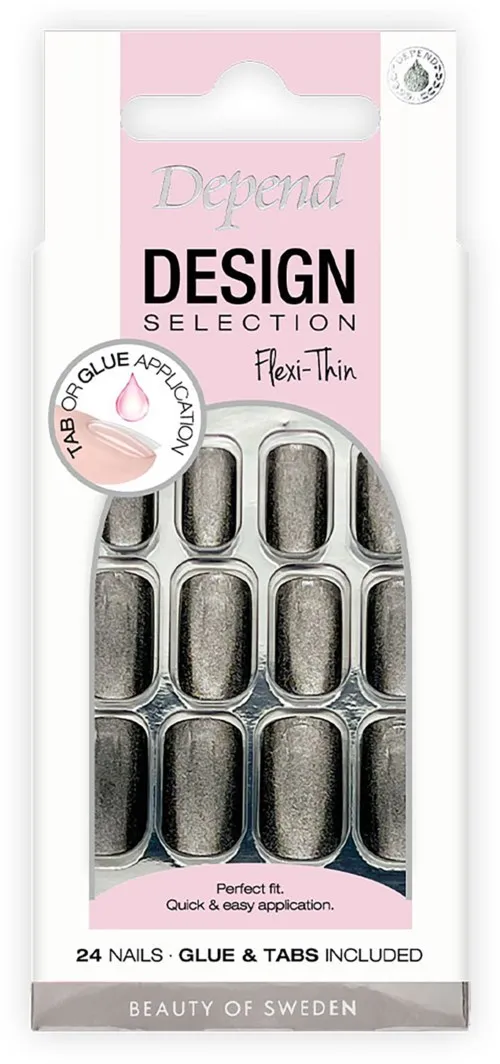 Depend Design Selection Graphite Shimmer Medium Square