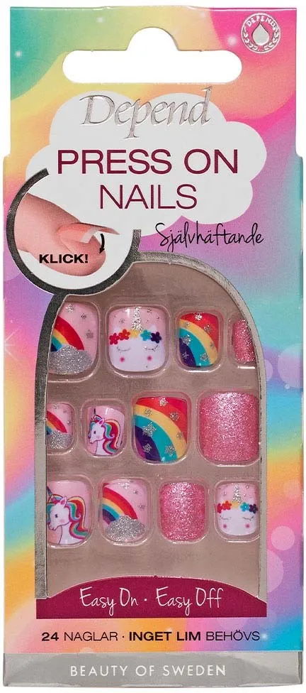 Depend Press On Nails Unicorn