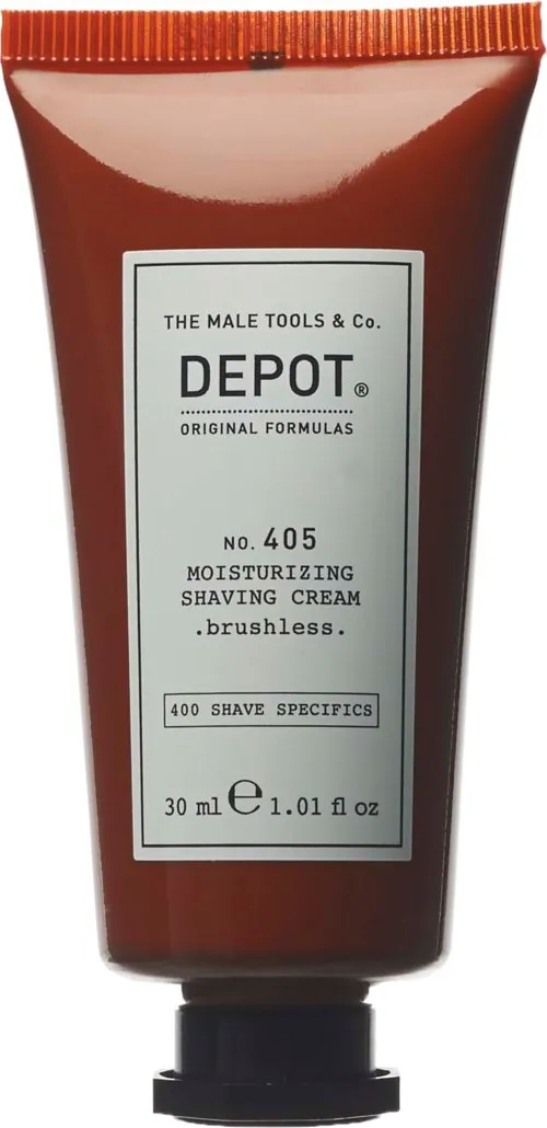 DEPOT MALE TOOLS No. 405 Moisturizing Shaving Cream Brushless 30 ml