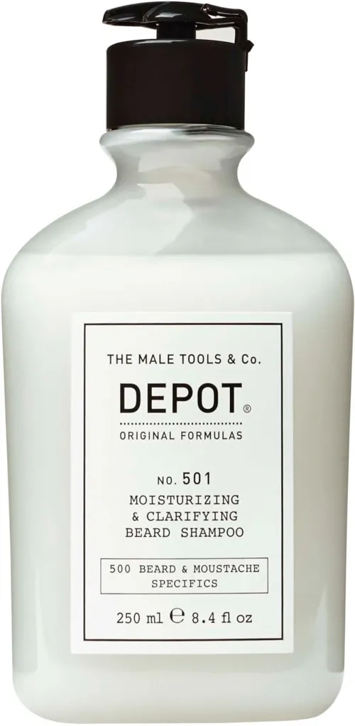 DEPOT MALE TOOLS No. 501 Moisturizing & Clarifying Beard Shampoo 250 ml