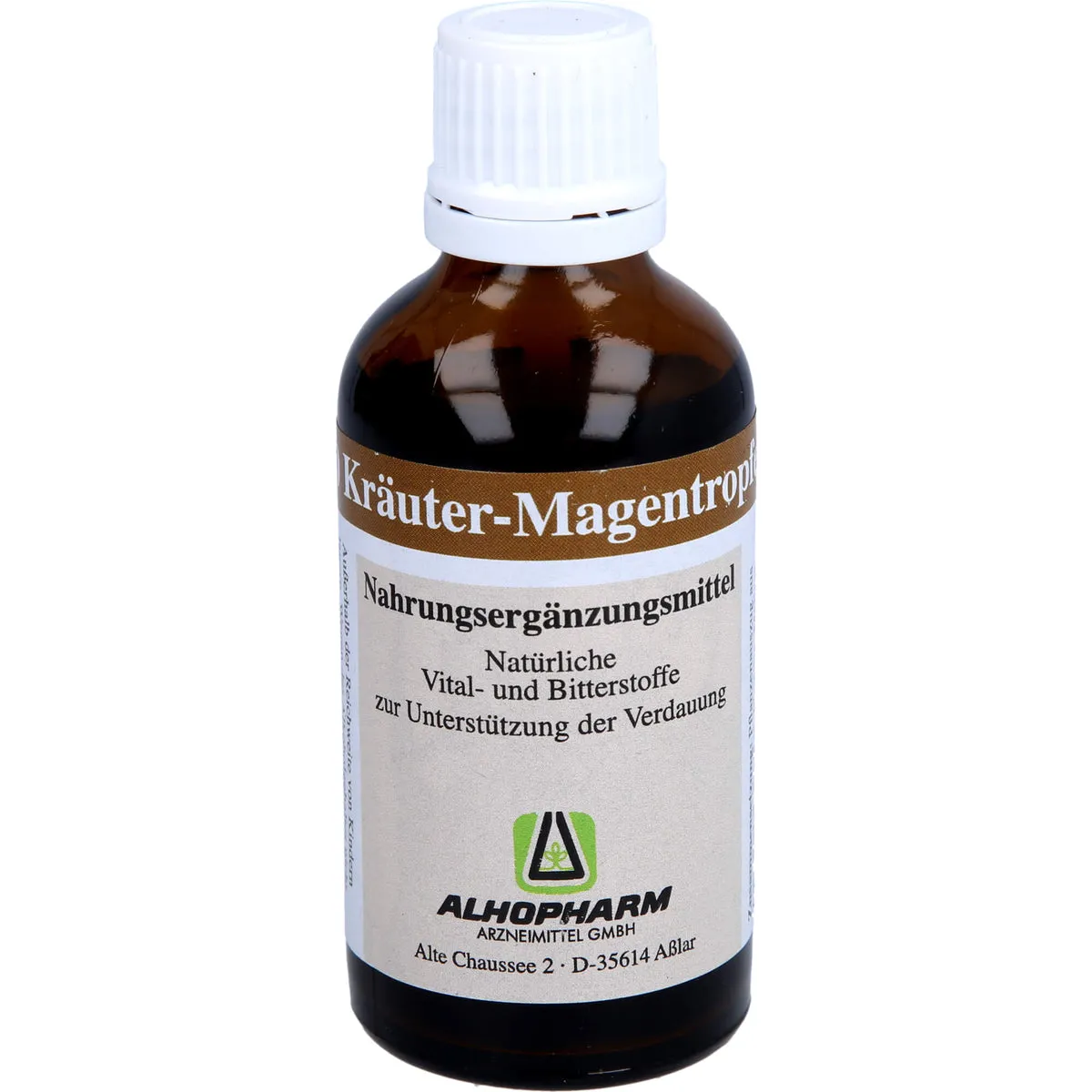 Alhopharm 10 Kräuter Magentropfen, 50 ml Lösung