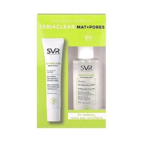 SVR Sebiaclear Matte + Poren + Mizellenwasser Geschenkset