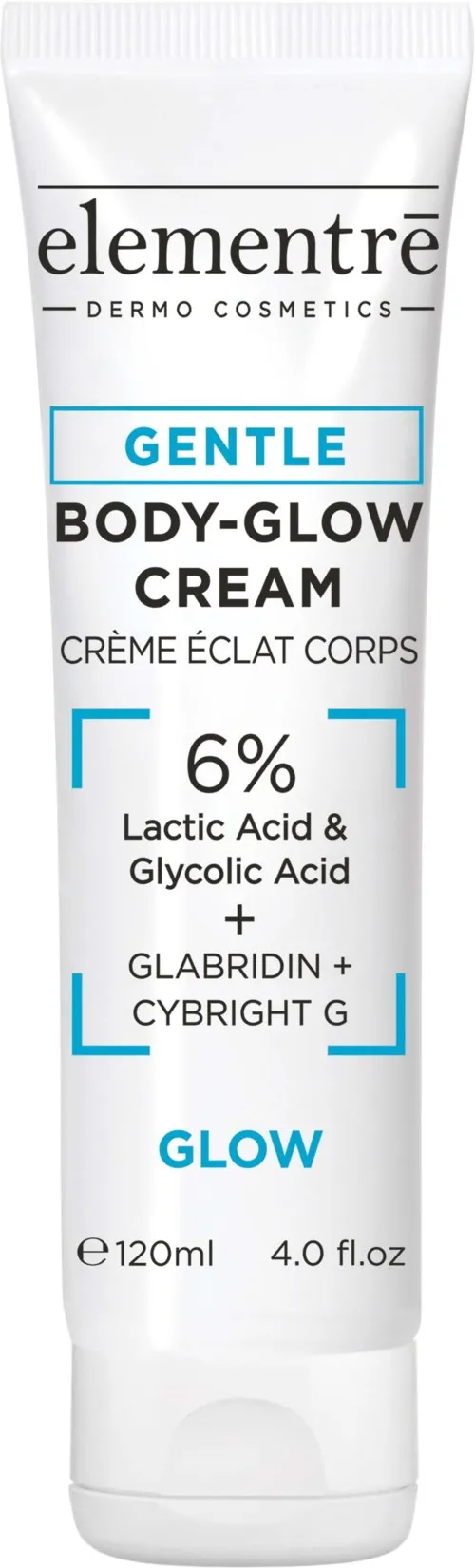 elementrē Body Glow 6% Lactic & Glycolic Acid 120 ml