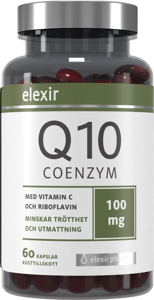 Elexir Pharma Coenzyme Q10 100mg 60 St.
