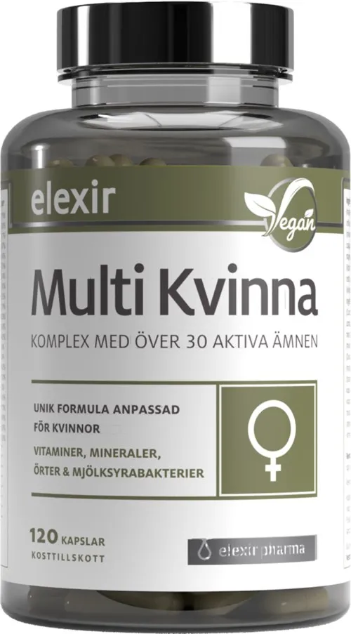 Elexir Pharma Multi Kvinna 120 St.