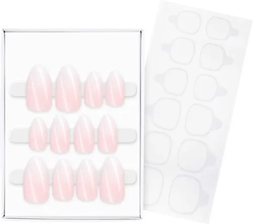 essence French Manicure Click-on Nails 02 Babyboomer Style