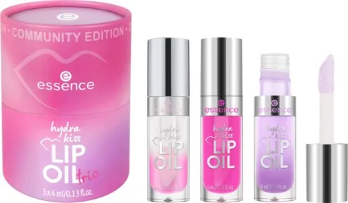 essence Hydra Kiss Lip Oil Trio 01 Lip's Choice Awards 4 ml