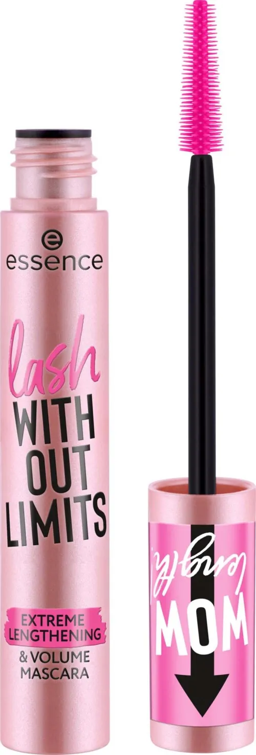 essence Lash Without Limits Extreme Lengthening & Volume Mascara 01 Ultra Black
