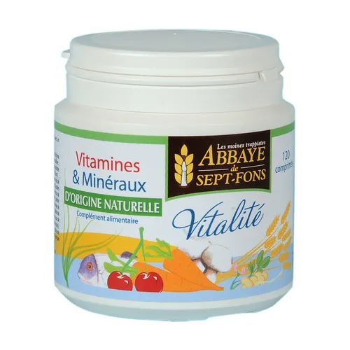 Abbaye de Sept-Fons Vitalität (11 Vitamine & 8 Mineralien natürlichen Ursprungs)