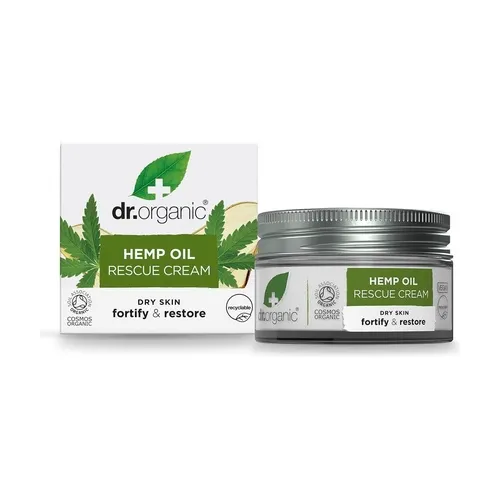 Dr. Organic 24h rescue cream mit hanföl für mischhaut