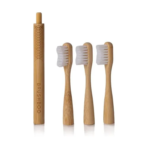 Brushboo Zahnbürste mit austauschbaren Köpfen Adult Eco