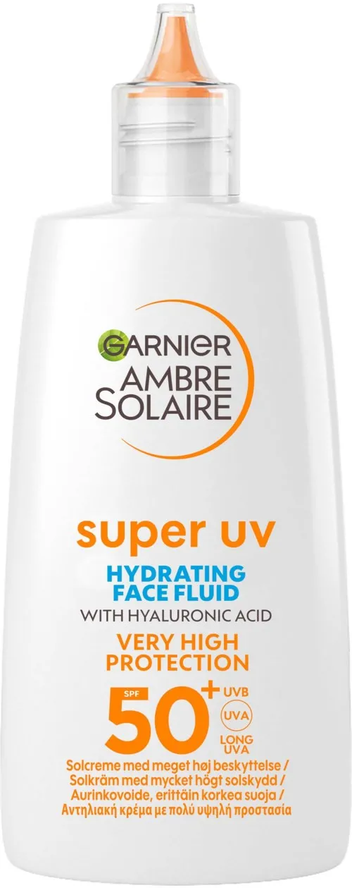 Garnier Ambre Solaire Super UV Hyaluronic Acid Hydrating Fluid SPF50+ for Normal Skin 40 ml
