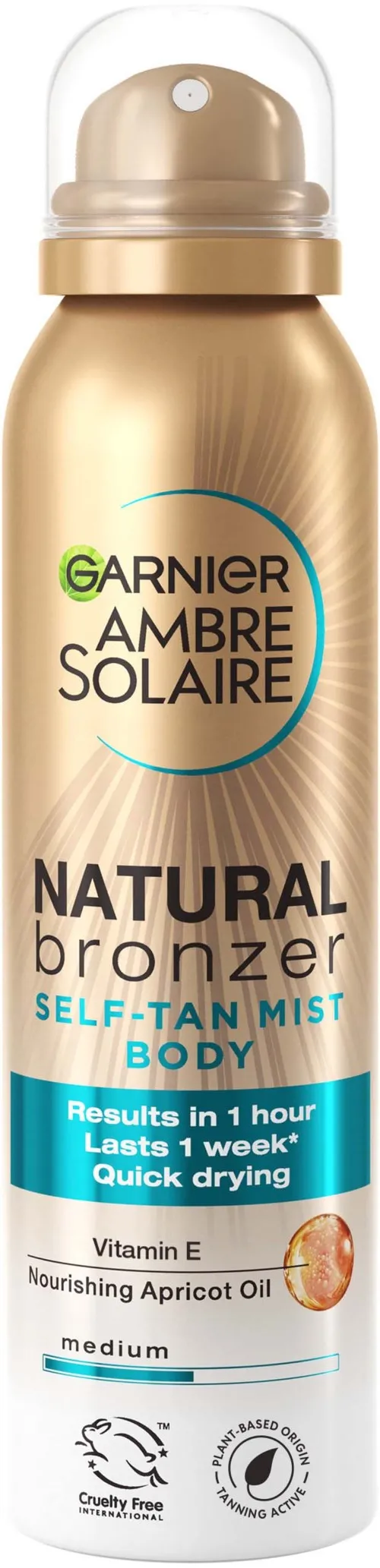 Garnier Ambre Solaire  Natural Bronzer Self-Tan Mist Body for Normal Skin 150 ml