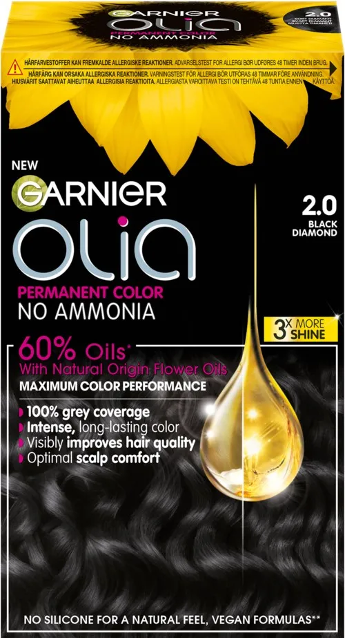 Garnier Olia Permanent Color 2.0 Black Diamond