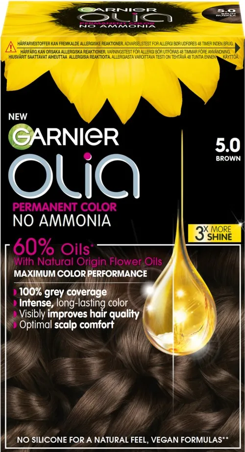 Garnier Olia Permanent Color 5.0 Brown