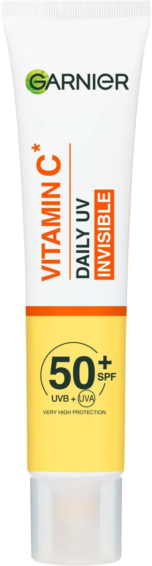 Garnier Vitamin C* Glow-Boosting Daily UV Fluid SPF50+ For Dull Skin Invisible 40 ml