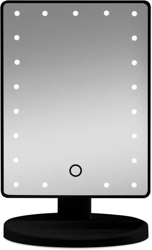 Gillian Jones Makeup Mirror With Led Light And Touch Function Black