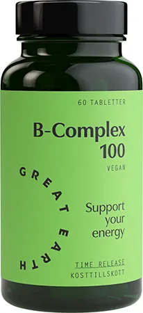 Great Earth B-Complex 100 mg 60 tab 60 ml