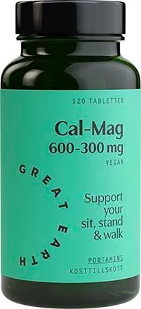 Great Earth Cal-Mag 600/300 mg 120 Tab