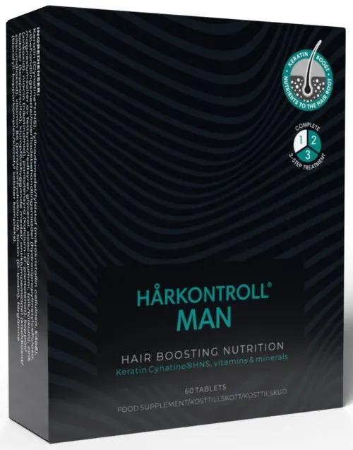 Hårkontroll Man Hair Boosting Nutrition 60 St.