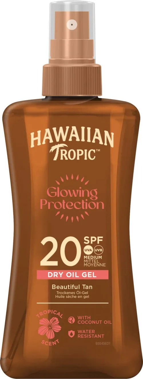 Hawaiian Tropic Glowing Protection Dry Oil Gel SPF20 200 ml