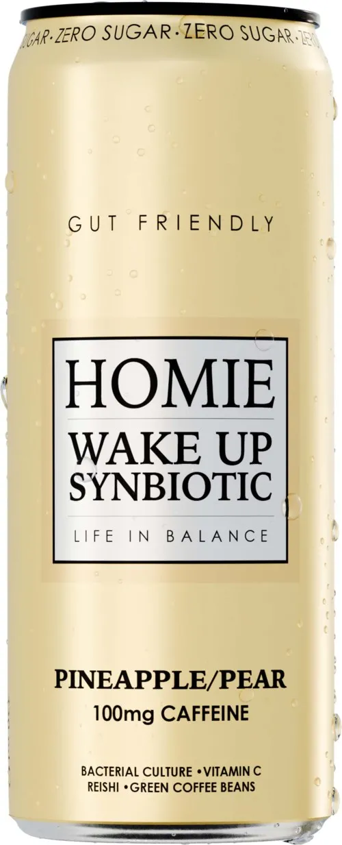 Homie Wake Up Synbiotic pineapple/pear 330 ml