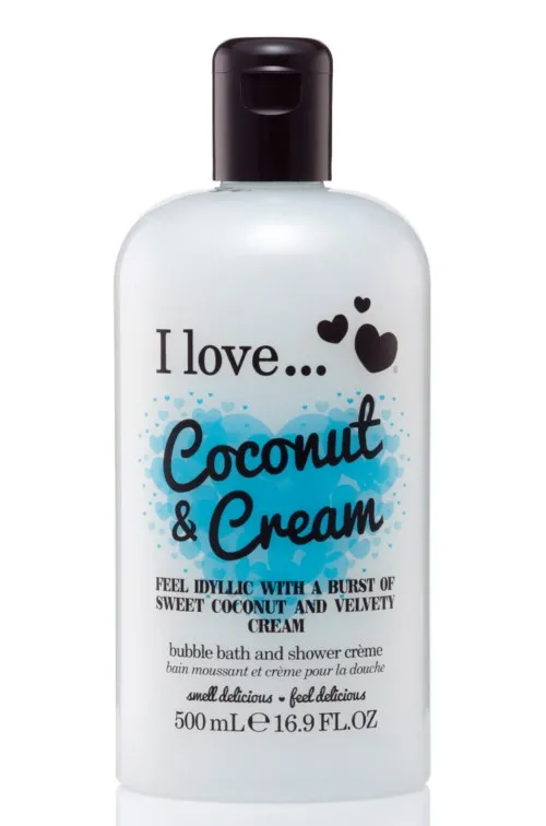I Love... Bubble Bath & Shower Crème I Love… Coconut & Cream