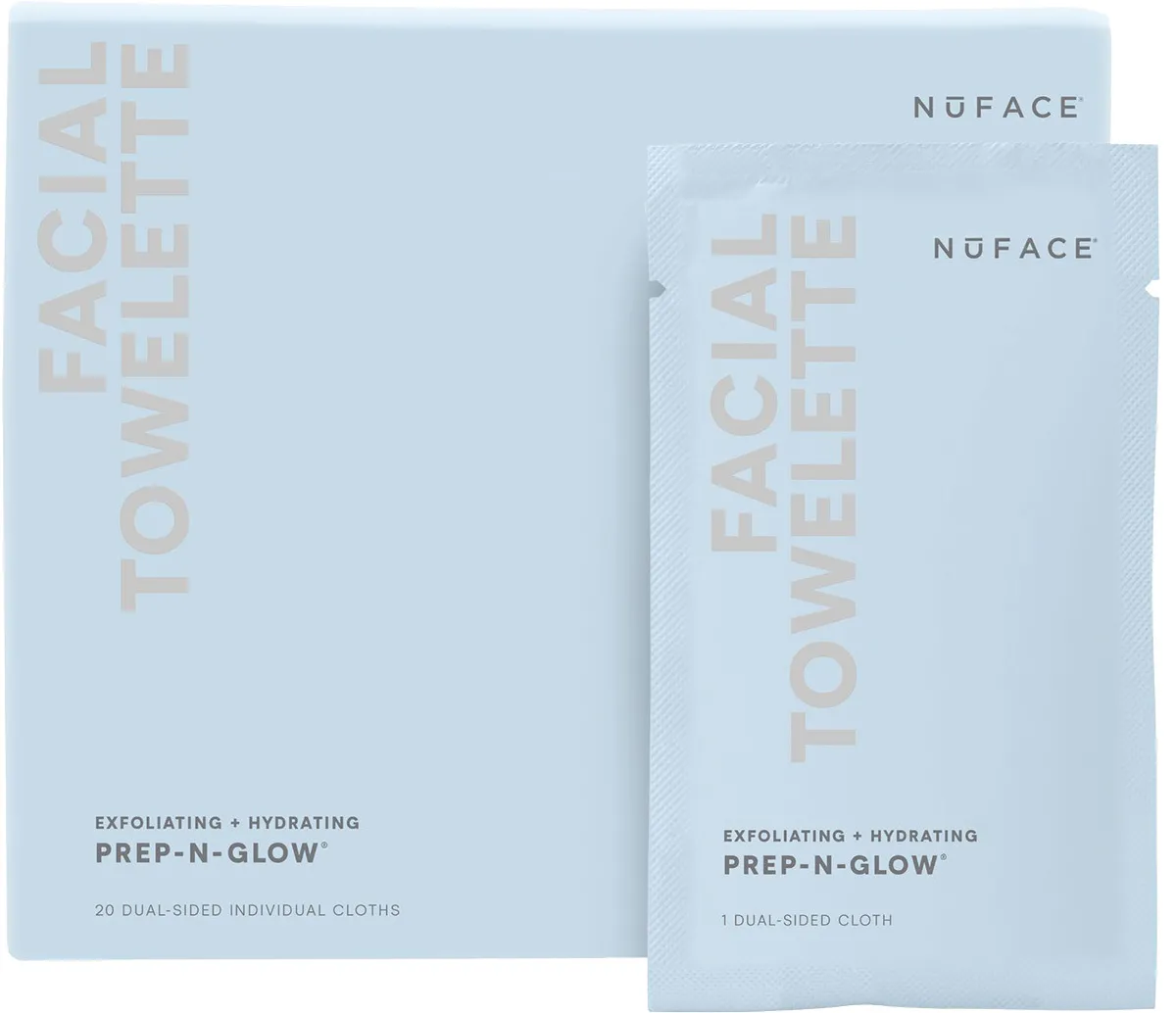 PREP-N-GLOW Cleanse + Exfoliation Cloths 20 Stück