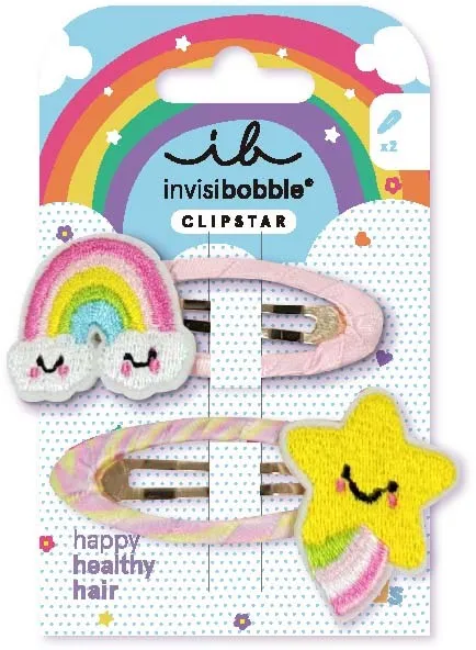 Invisibobble Kids Clipstar Happy Sky 2 pcs