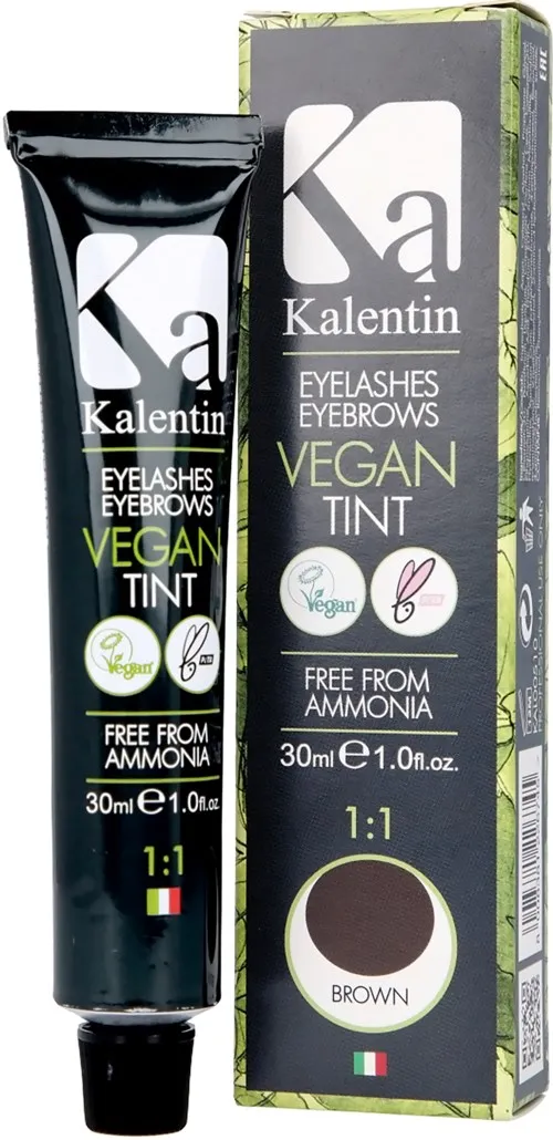 Kalentin Eyebrow & Eyelash Tint Vegan Brown