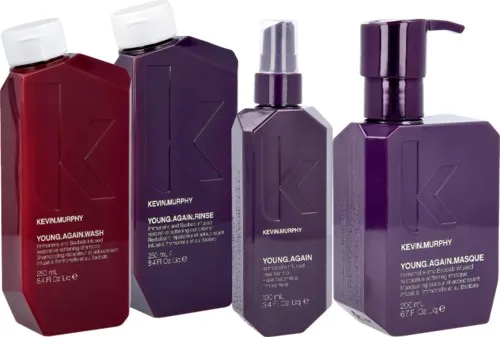Kevin Murphy Young Again Bundle Wash 250 ml & Rinse 250 ml & Masque 200 ml & Treatment Oil 100 ml