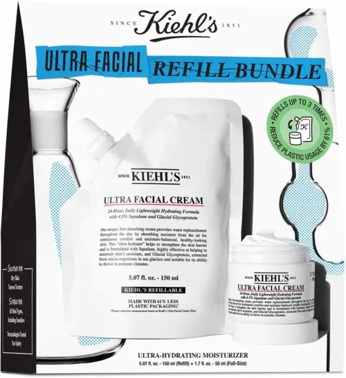 Kiehl's Ultra Facial Moisturizing Refill Bundle