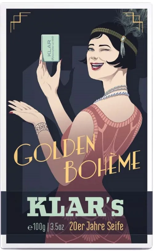 Klar Seifen Golden Bohème 20s Soap 100 g