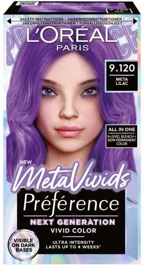 L'Oréal Paris Préférence Meta Vivids 9.120 Meta Lilac