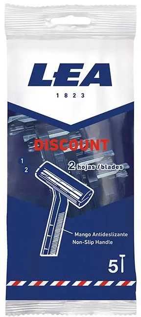 LEA Men Disposable 2 Blade Razors for Men 5 Pack