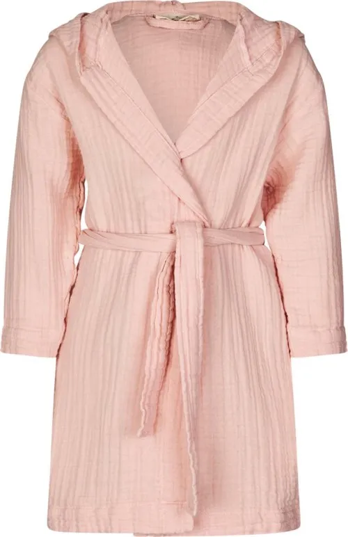 Lille Kanin Bathrobe Muslin Rose Smoke 5-6 year