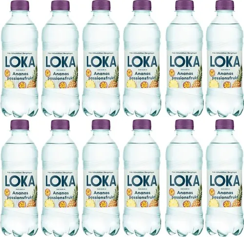 LOKA Ananas Passionsfrukt 12 x 33 cl