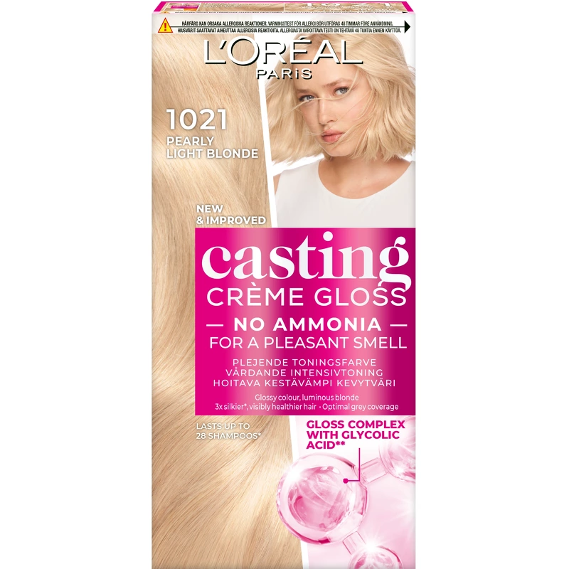 L'Oréal Paris Casting Créme Gloss - 1021 Pearly Light Blonde