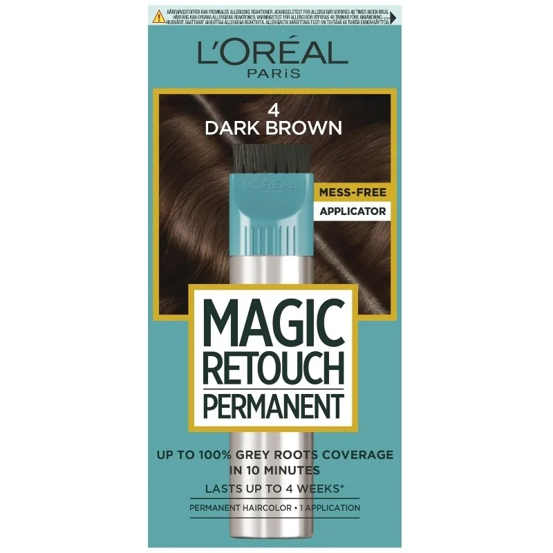 L'Oréal Paris Magic Retouch Permanent 45 ml - 4 Dark Brown