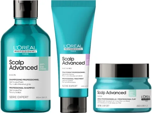 L'Oréal Professionnel Scalp Advanced For Oily Scalp Trio