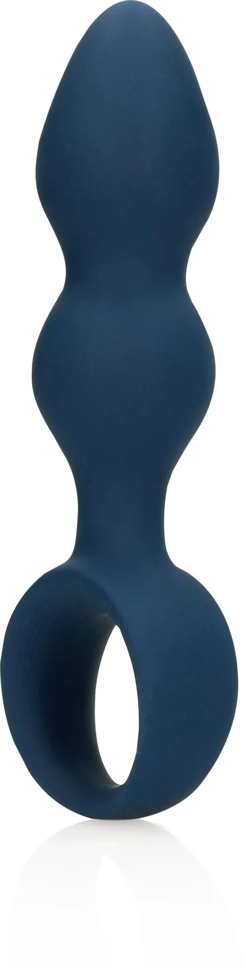 Loveline Teardrop Shaped Anal Plug - Baltic Blue Large